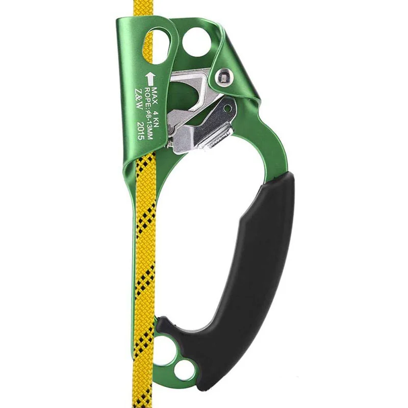 ANT5PPE 8-12mm Ropes Clamp Lightweight Alloy Climbing Right Hand Ascender for Mountaineering Rock Rappelling Arborist