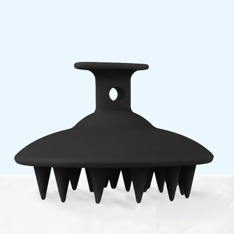 Black Shampoo Scalp Massage Antistatic Round Brush Round Detangling Hair Brush for Hair Shower