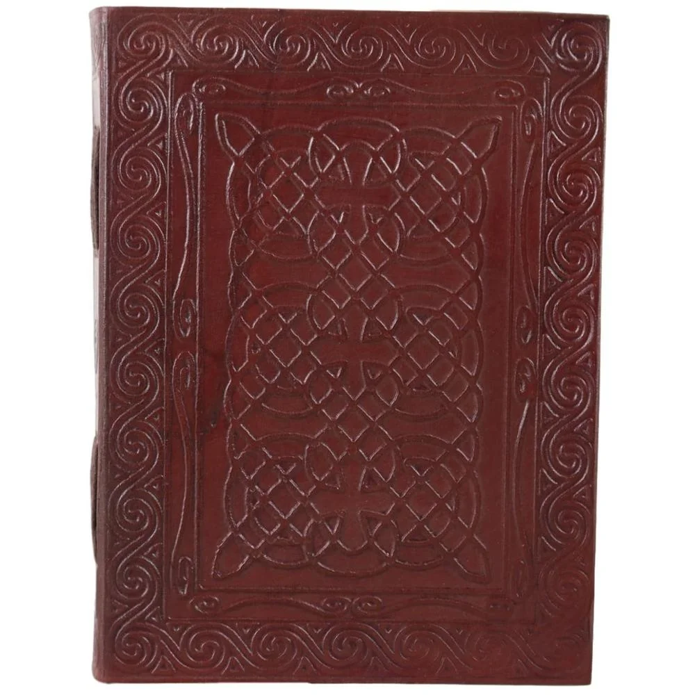 Personalized Handmade Celtic Genuine Leather Bound Notebook Journal Travel Diary Leather Journals For Men Women