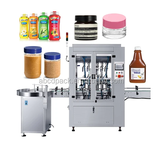 Hot Sale Automatic Of Paint Lotion Bottle Filler Bucket Epoxy Paste Filling Machine