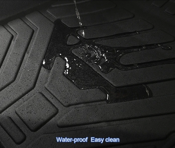 All Weather TPE Car Mats Waterproof Ruber Anti-slip Sales  TPO Car Floor Mats Use for DOGE DURANGO 2011-2019