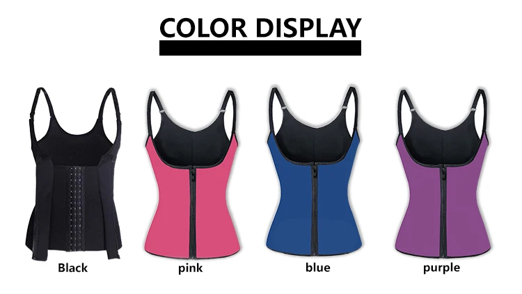 Adjustable Cincher Zipper Corset Training Vest High Quality Body Shaper Slimming Latex Waist Trainer for  Women