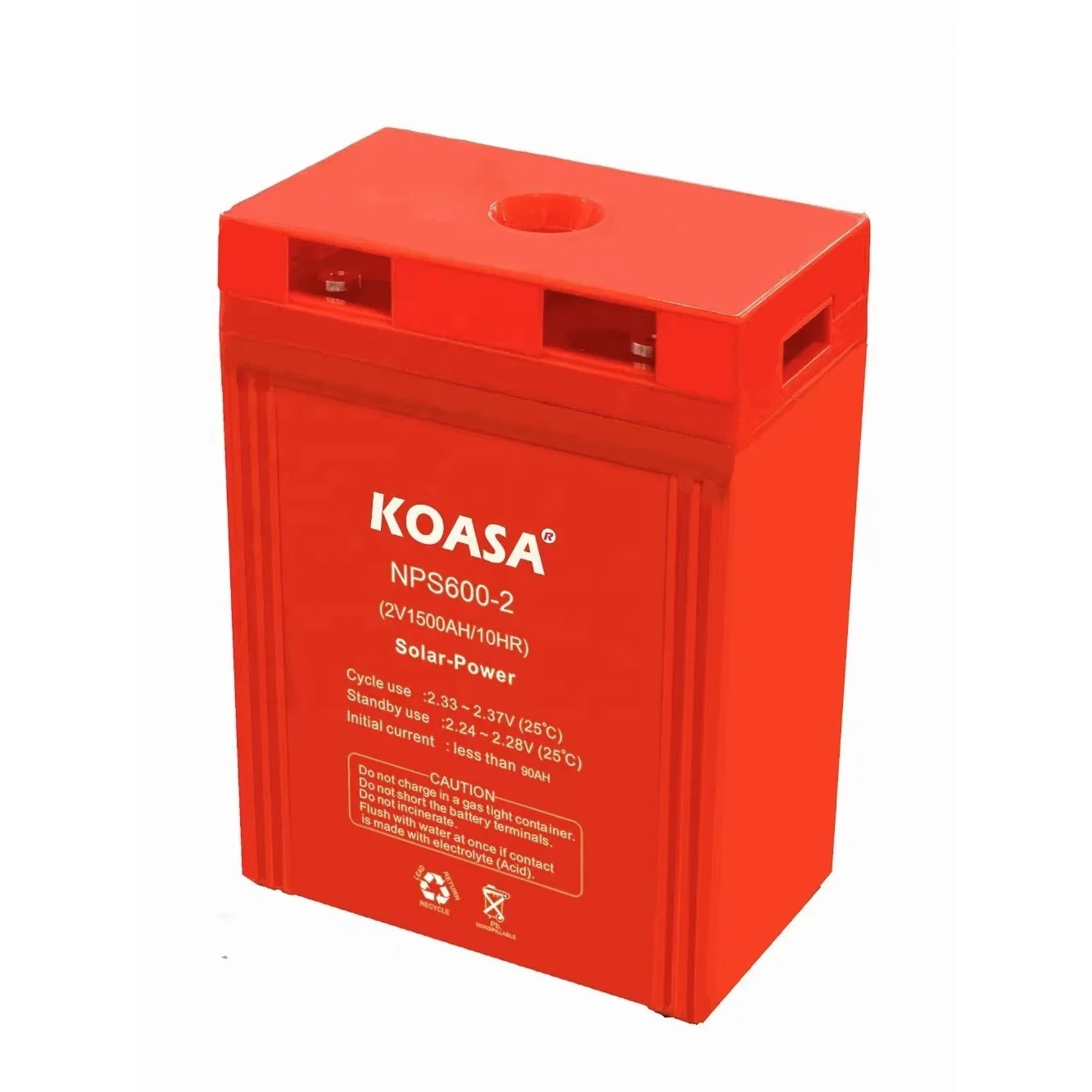 Surging Power KOASA NPS600-2 2V600AH Deep Cycle Battery  Solar Battery For Home Appliances