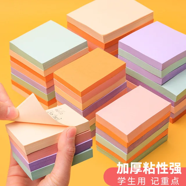 
Korean girl ins creative trending sticky notes strong stickiness for students note sticker sticky note message-leaving stickers 