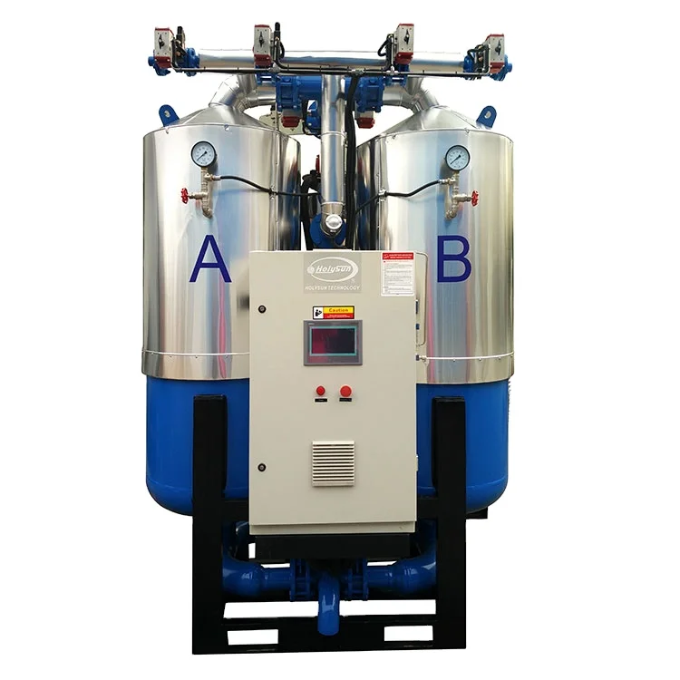 
Hankison type industrial compressed air dehumidifier desiccant air dryer matching to screw air compressor 