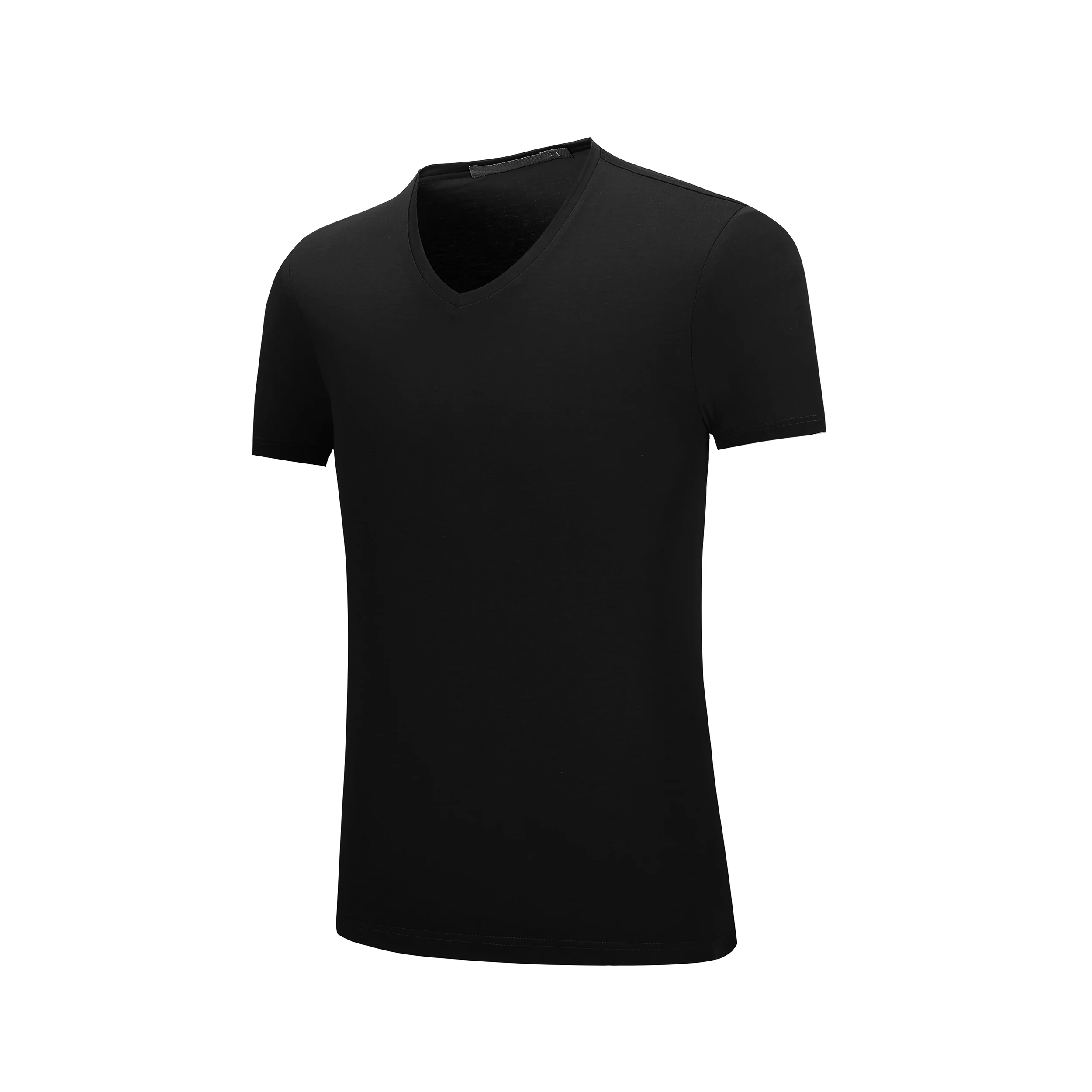OEM high quality 100% cotton t shirts men tee shirt V neck t shirts