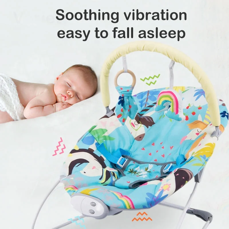 Popular Metal Baby Rocker Bouncer Vibrating 2 In 1 Baby Swings Chair Baby Cradle
