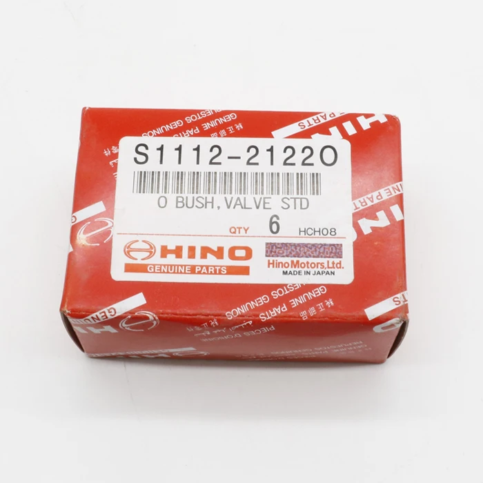 Genuine Excavator Engine J05E J08E Bushing Valve Guide S1112-21220 S111221220 Intake Valve Guide