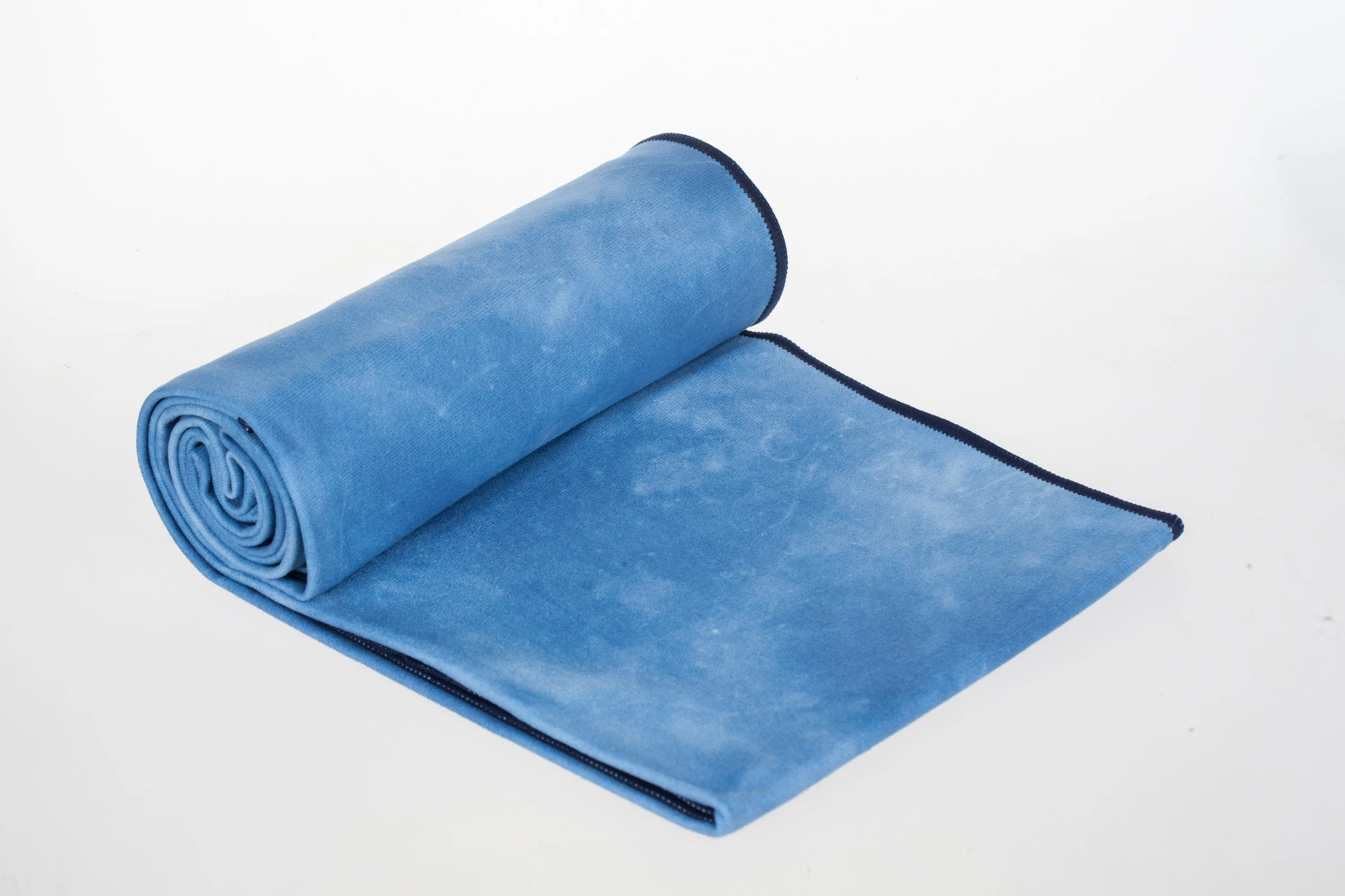 Non Skid Foldable Quick Dry Hot Gym Mat Tie-Dyed Soft Microfiber Yoga Towel