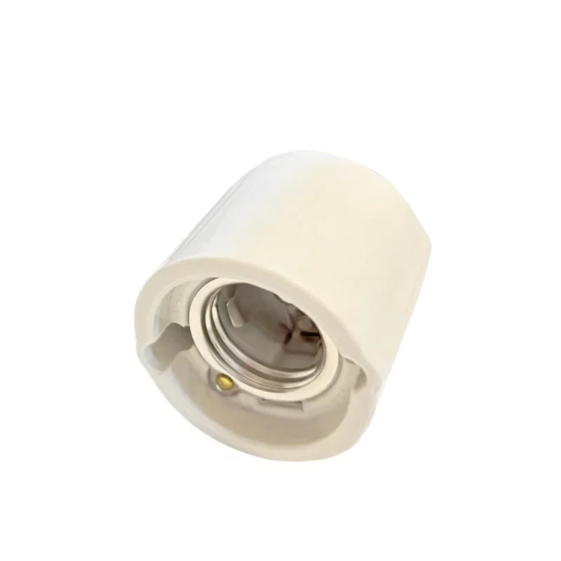 High Quality E27 Ceramic Lamp Base Wall Lamp Bracket with Screw Style Socket Accessories for Bulbs as a Bulb Holder