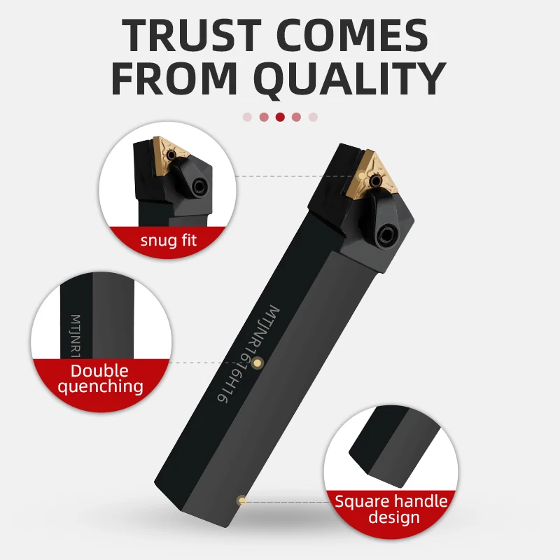 Carbide Inserts Turning Tool Hard Alloy Lathe Cnc Turning Tool Holder MTJNR