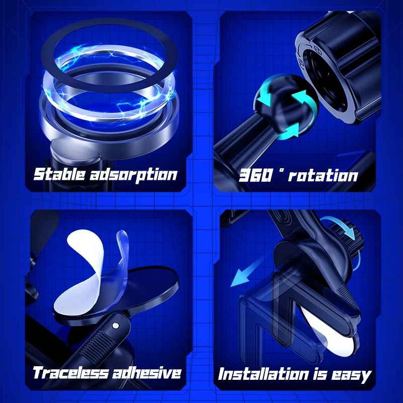 mobile phone holder support car phone holder cradle 360 rotating universal air holder for mobile phone in the car