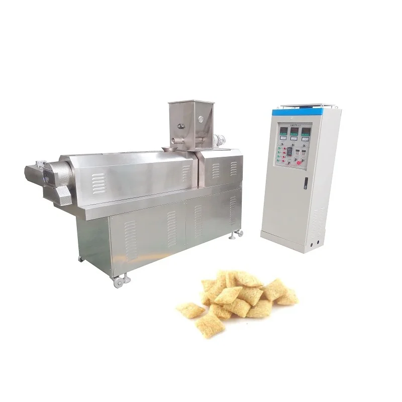 Ready to Eat Indian Food Filled Snack Crisp Making Machine Extruder Dryer and Flavoring Machinery