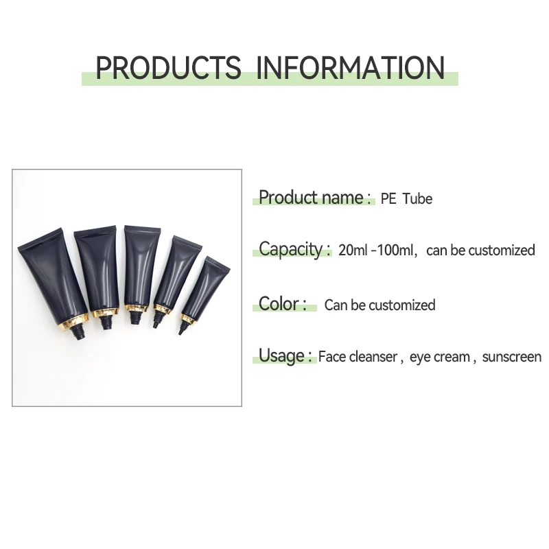 Hot Selling Cosmetic Empty Packaging Tube Cosmetic Plastic Tube 200ml OEM ODM Skin Cream body lotion Tube