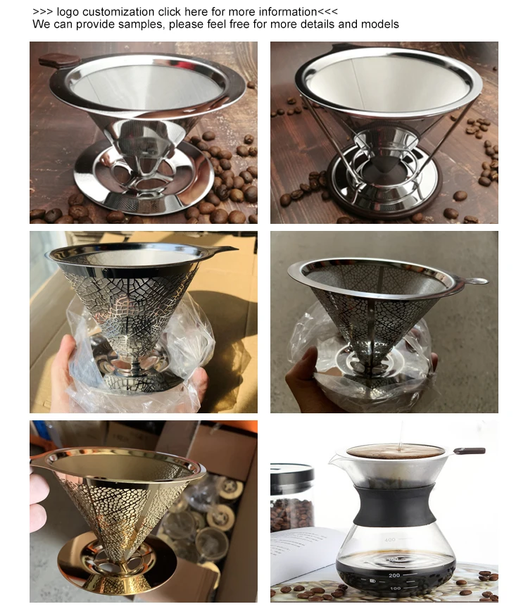 Easy To Clean 50 Micron Stainless Steel Cold Brew Coffee Filter Basket