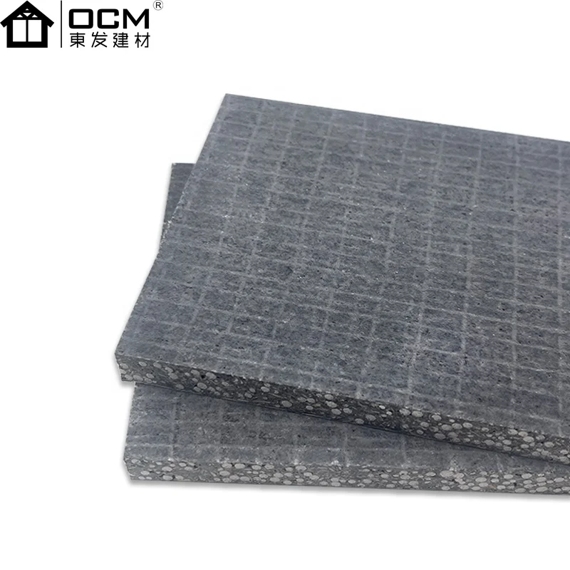 A1 Fireproof Mgo Magnesium Oxide Board Glass Fibre Reinforced Board Lightweight EPS board