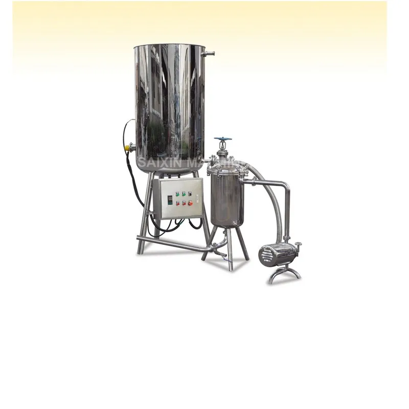 Automatic continuous fryer  made by Jinan Saixin  Machinery Co., Ltd hot sale in 2019