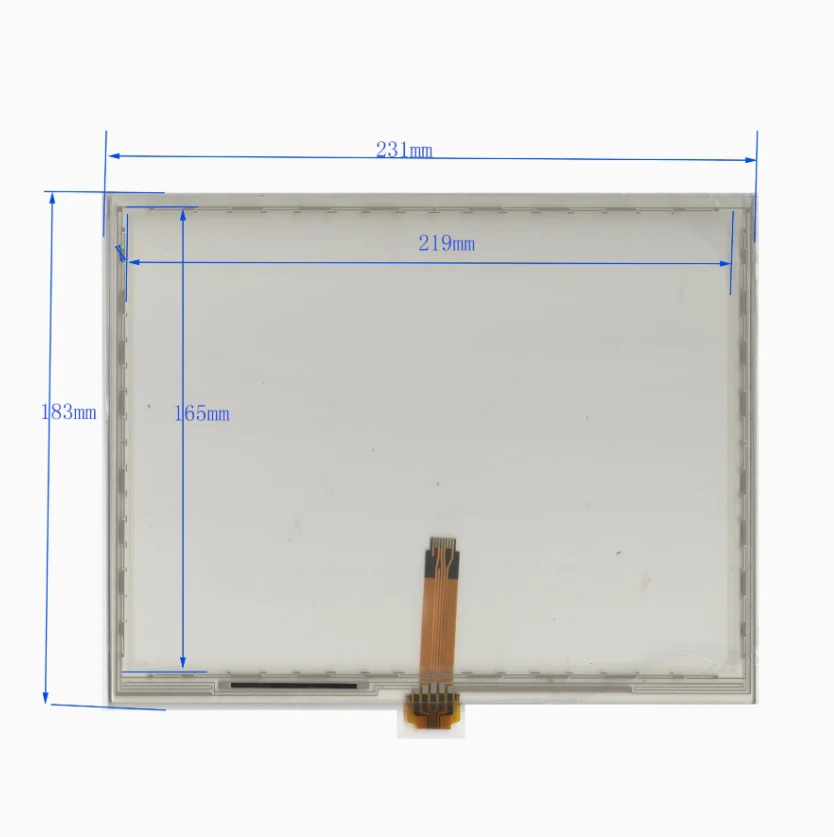 New 10.4inch 8 wire touch panel glass sensor 185x230mm RTP104A5B004  GS3 2630