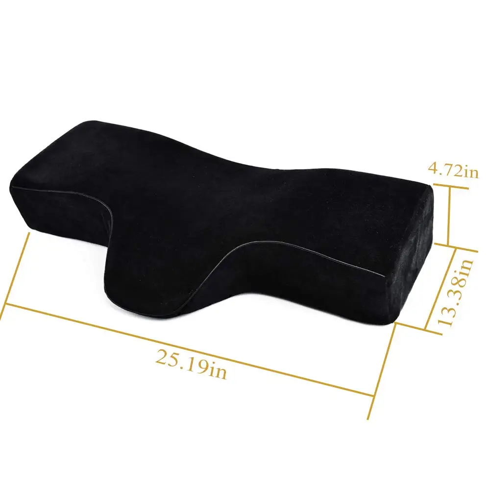 Eyelash Extension Pillow Memory Foam Neck Pillow Ergonomic Curve Improve Cervical Pillows Beauty Salon