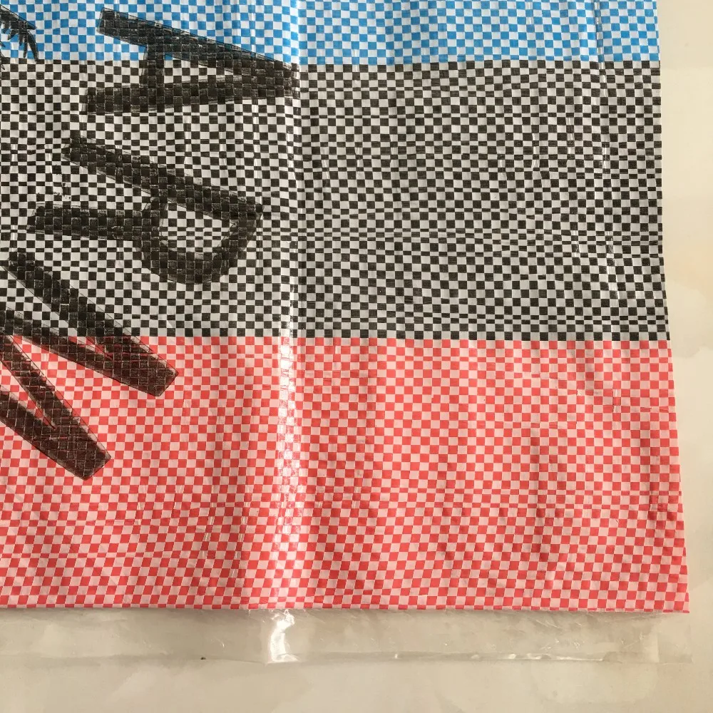 
colorful strip pp woven bag sack ,rice bag shopping bags pp woven sack with colorful thread export to Africa 