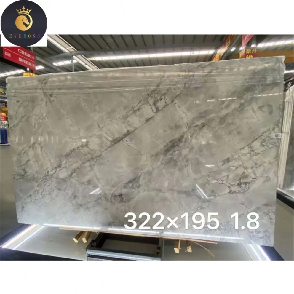 Luxury polished raw super white quartzite slab for home decoration