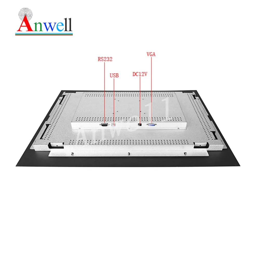 Open frame 19 inch POG WMS T340 FOX340 compatible with 3M protocol IR touch monitor