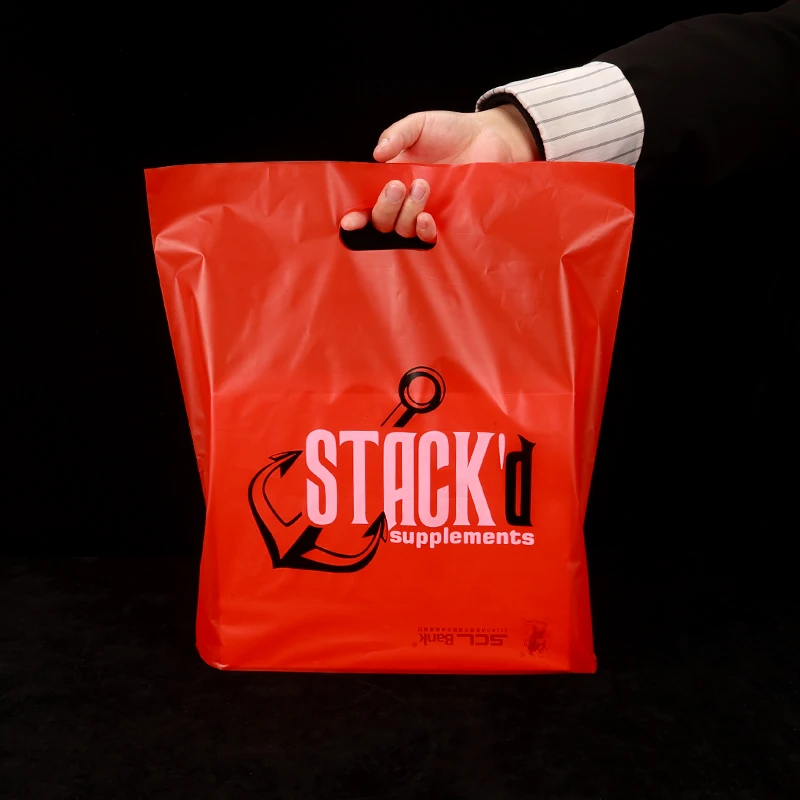 Manufacturing Heavy Duty Logo Printed Customize PE Corn Starch Recycling High Density Polyethylene Bag