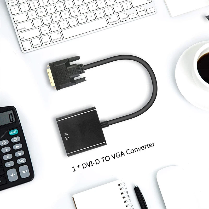 
High Quality Gold Plated Dvi-D Adapter To Vga Adapters Cable Male To Female 