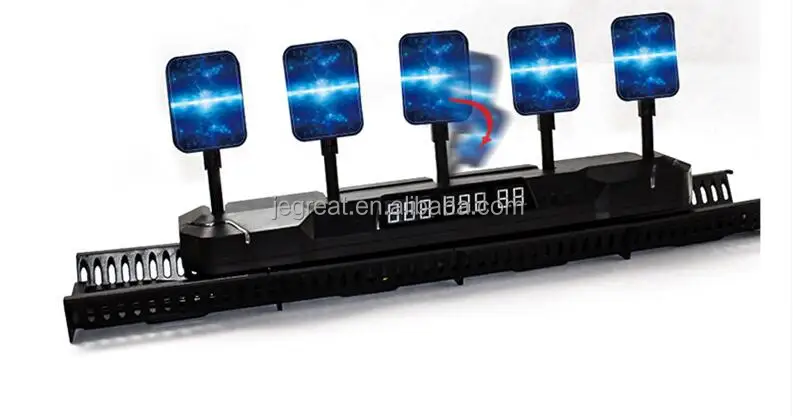 galaxy Design Running 5 Targets Scoring Electronics Shooting Target Auto Reset Games for Kids Practice