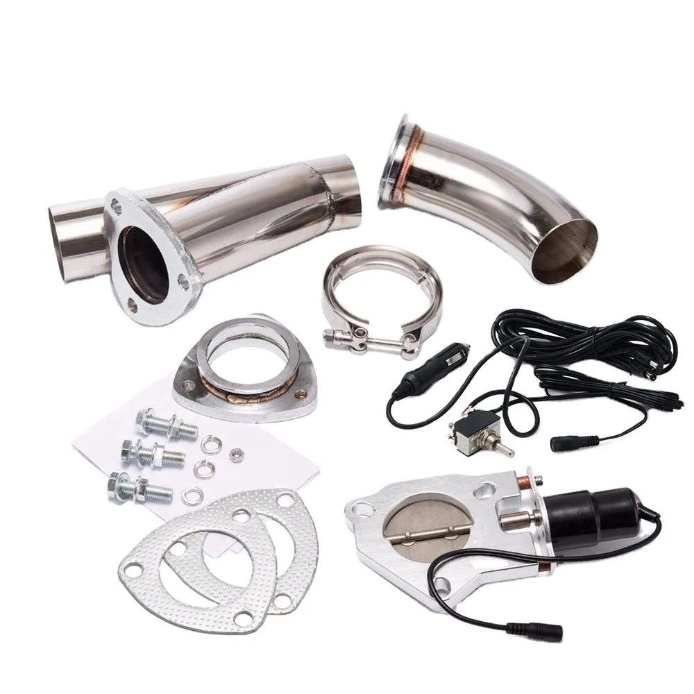 EPMAN Exhaust System Electric Catback Downpipe Cutout E-Cut Valve Out muffler With Manual switch 51mm 63mm 76mm 89mm EP-CUTYXMM