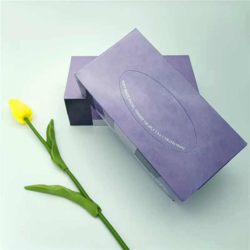 Embossing v fold cheap soft virgin wood pulp 200x2ply direct flat box facial tissue