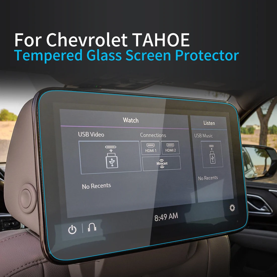 New Car Accessories Navigator GPS Tempered Glass Screen Protector Film For Chevrolet Tahoe Auto Multimedia Guard Protective Film