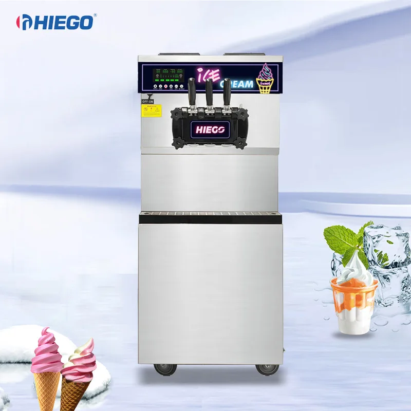 25-28L/H Commercial Cone Ice cream Frozen Yogurt Soft Serve Making Soft Ice Cream Machines