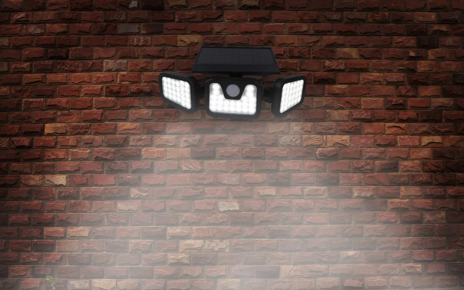 74 led  outdoor waterproof Panta Safe Light three heads Motion Sensor Wall Light