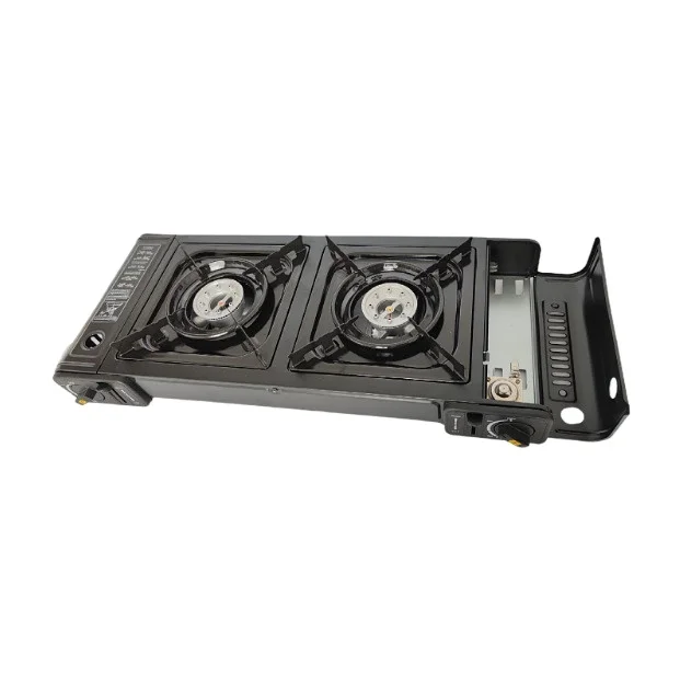 Gas Cooktops Camping Stove double Burner Gas Stove Cylinder Camp Stove With 2 Burner Outdoor Camping Kitchen