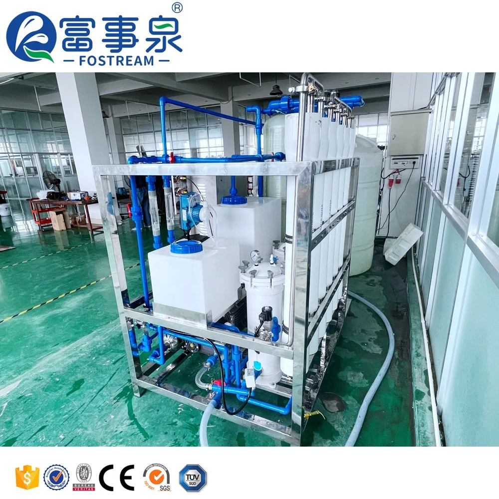 Fostream 1000L Industrial Reverse Osmosis Brackish Borehole Salt Drinking Seawater Sea Water Desalination Plant for Sale