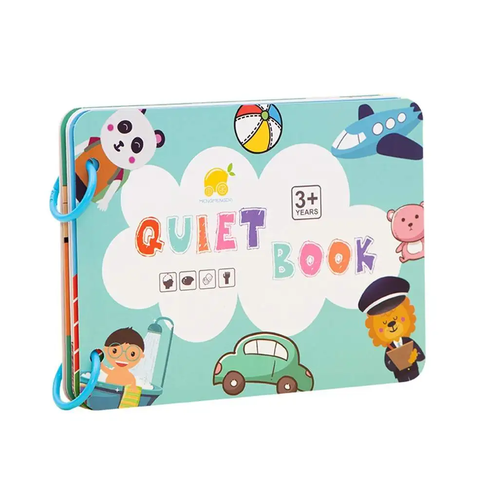 Custom Children Books Book Baby Educational Toy gift Logical Life Ability Sorting activity Baby Sticker book for Child