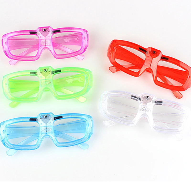 LED Glasses Neon Sunglasses Light Up Glasses Party Articles Rave Costume Party DJ Sunglasses Birthday Party Decoration