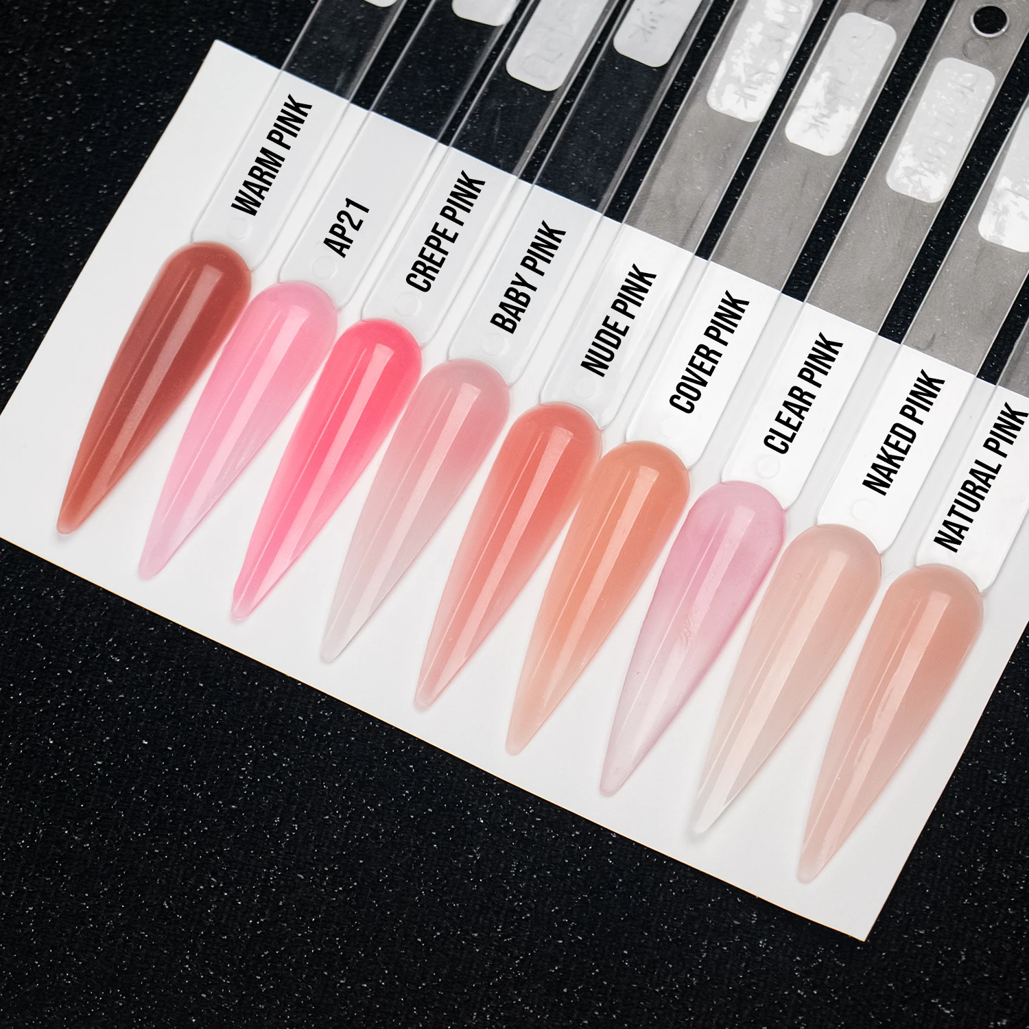 High Quality Private Label 24 colors  Nude Pink Crystal Clear Acrylic Nail Powder set