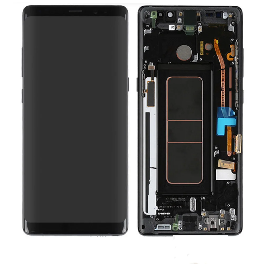Long Warranty Mobile Phone for Samsung Galaxy Note 8 N950 N950A N950F N950P OEM LCD Display Touch Screen Digitizer with Frame