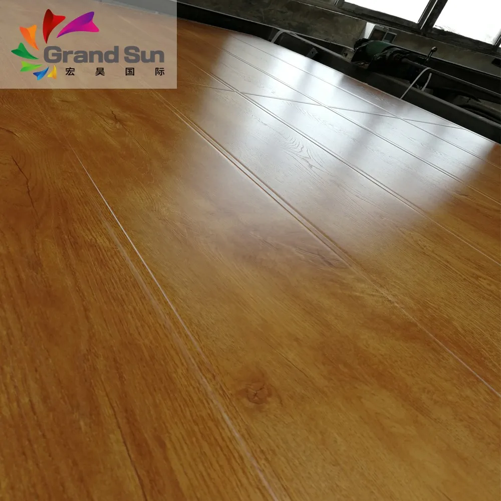 Simple Color Flooring laminate 2216 Ac4 HDF Water Resistance Parquet With Best Price