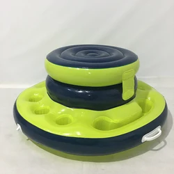 Pool party inflatable floating cooler