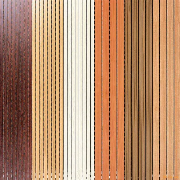 MDF Slotting and Punching Sound Proof Acoustic Wall Panel