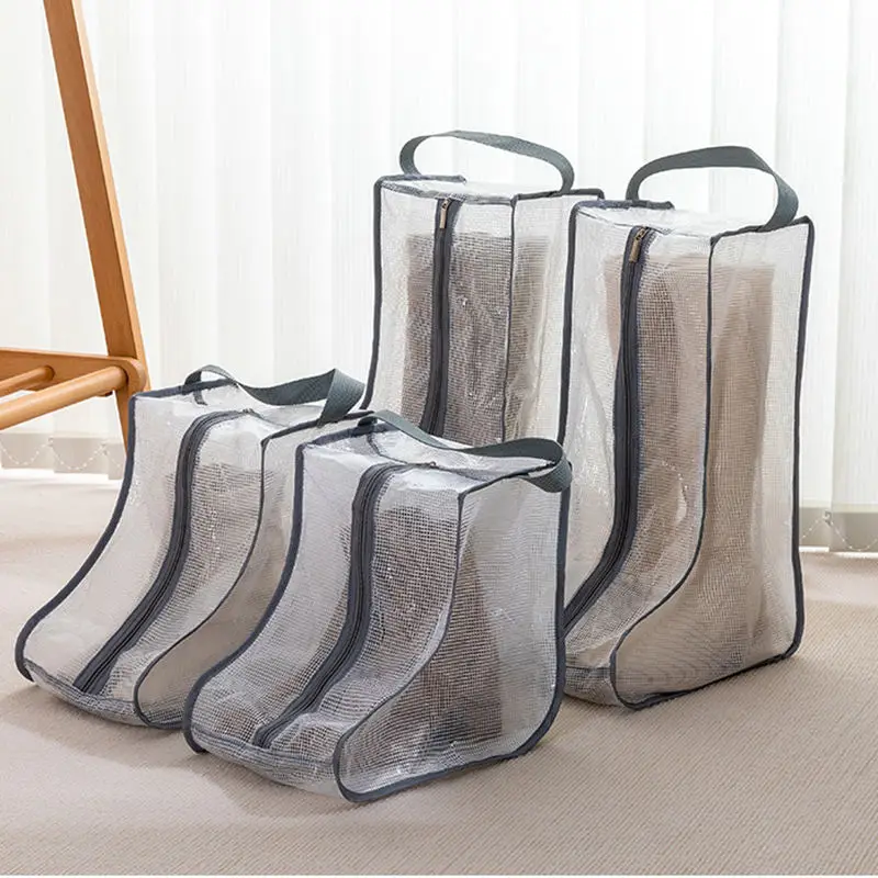 New Fashion Portable High Heel Shoes Organizer Long Riding Rain Boots Dust Proof Travel Shoe Boots Storage Bag