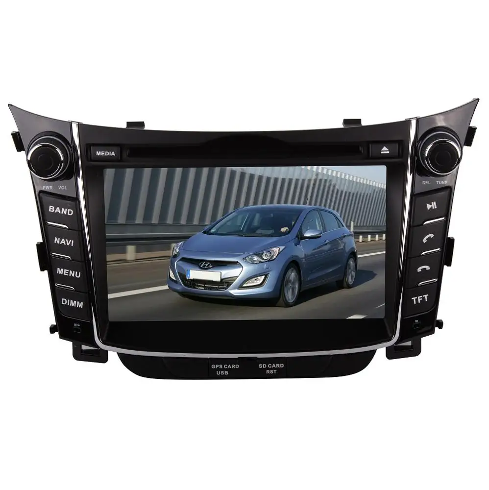 Автомобильный стерео DVD-плеер 7 дюймов Android 9 0 GPS-навигация для HYUNDAI I30 2012-