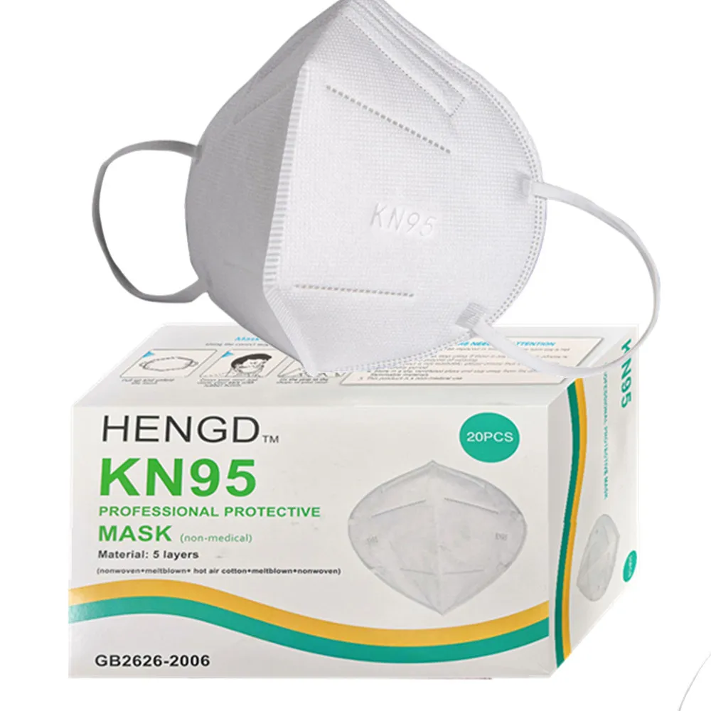 
In stock white kn95 5ply mask CE certification face masks kn95 protective face mask 