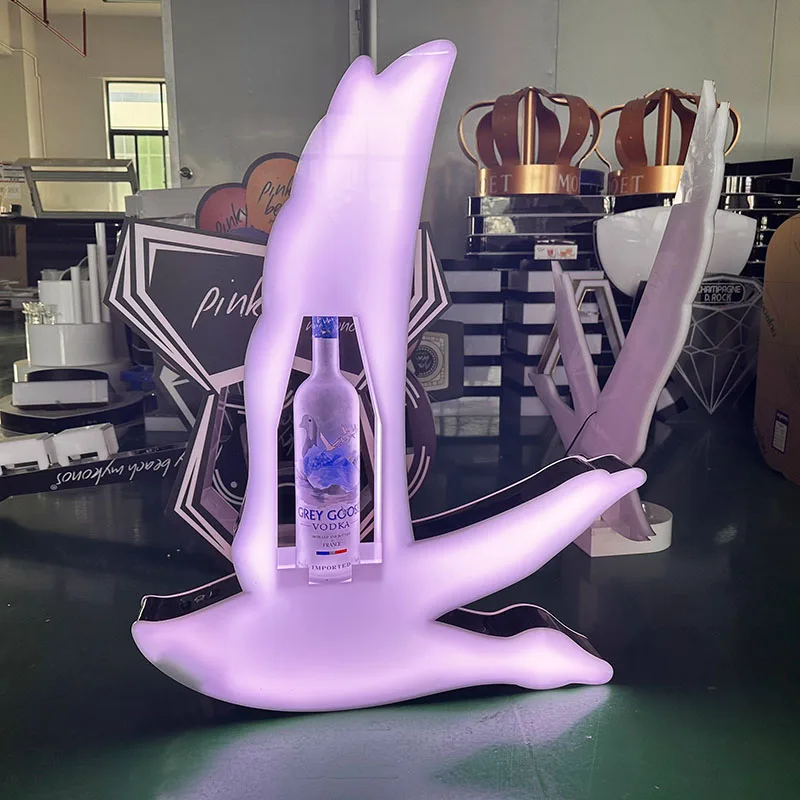 Nightclub Party Bar color changing LED Glorifier Display Bottle presenter Rechargeable GREY GOOSE vodka LED Bottle Presenter
