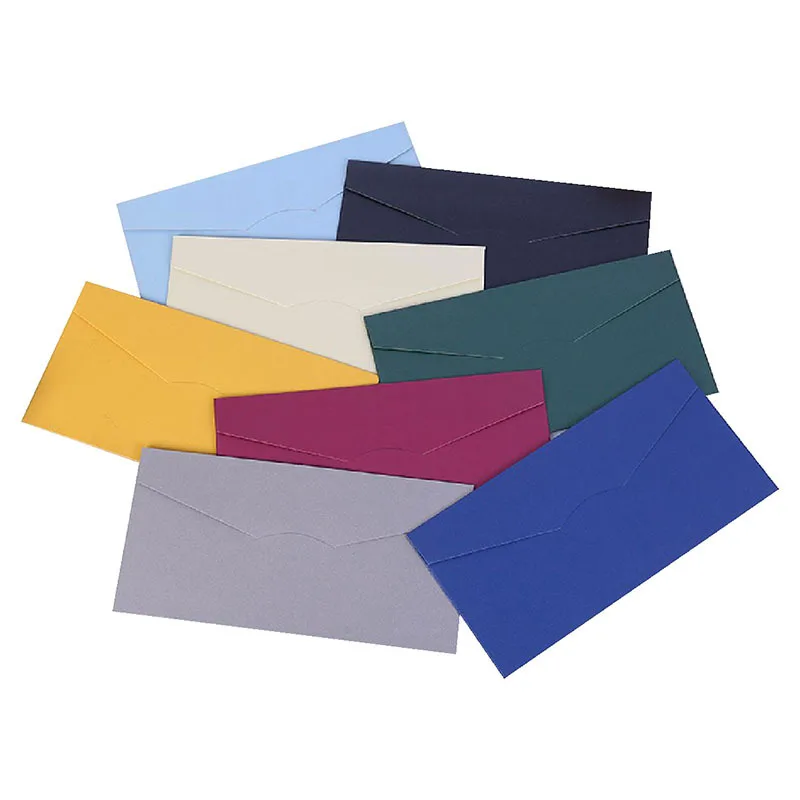 Custom logo envelope Color blank envelope wholesale envelope use for business gift and holiday