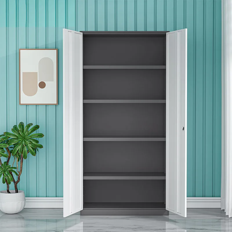 File Cabinet Metal Steel Storage Filing Cabinets 2 Door Fireproof File Cabinet With Glass