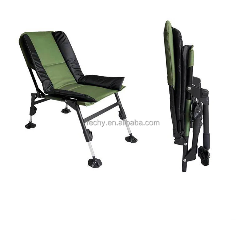 High quality luxury outdoor folding chair carp fishing   recliner chair with adjustable legs